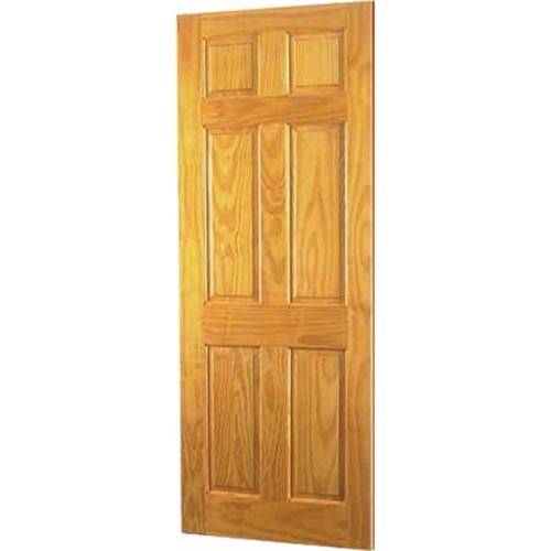 Six Panel Clear Pine Interior Door