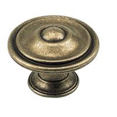 Antique Brass knob 35in. pack of 5