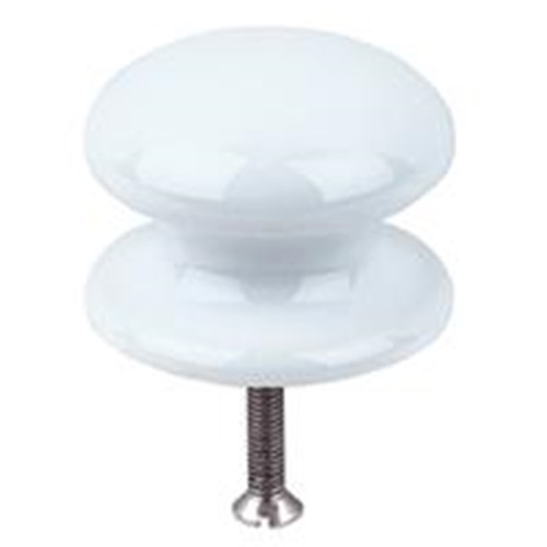 32in. Victorian porcelain knob pack of 5