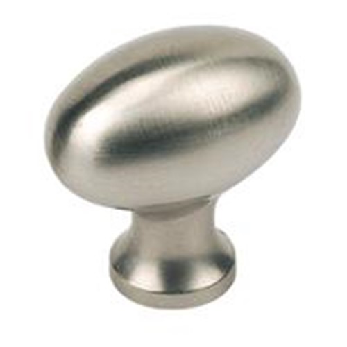 Brushed nickel knob oval 32in. dia with 26in. projection pack of 5