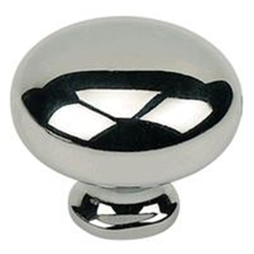 Polished chrome knob 32in. diameter pack of 5