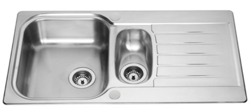 Montreux 1.5 Bowl Stainless Steel 1000in. x 500in.