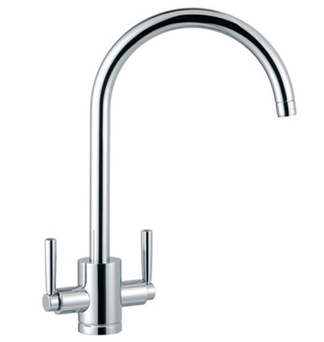 Economy Round Profile Sink Faucet Chrome