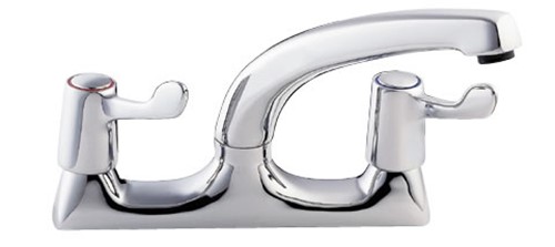 Lever Action Deck Sink Mixer Taps