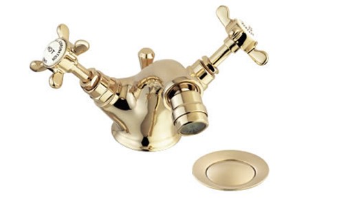 Coronation Mono Bidet Mixer with Pop-Up Waste