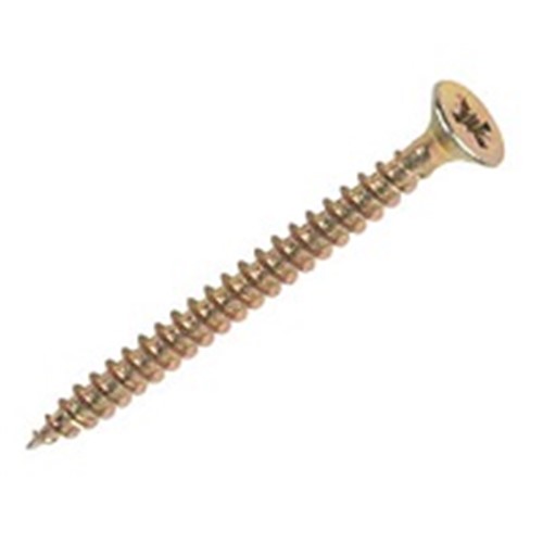 Wood screws 4 x 5/8 Zinc plated Slot- recess Countersunk
