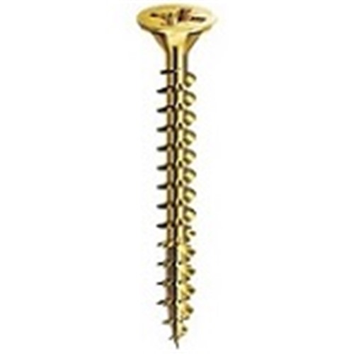 Wood screws 4 x 1 Zinc plated Slot - recess Countersunk