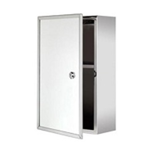 Artic free standing dish &amp; holder - Chrome