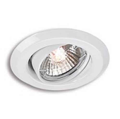 LV 12V MR-16 20/50W Adj. Downlight WHI