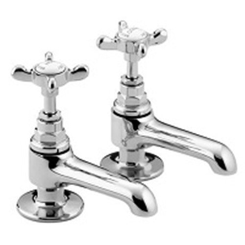 Chrome plated pillar faucet