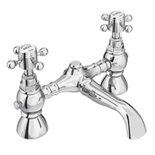 Metro bath pillar taps (pair)