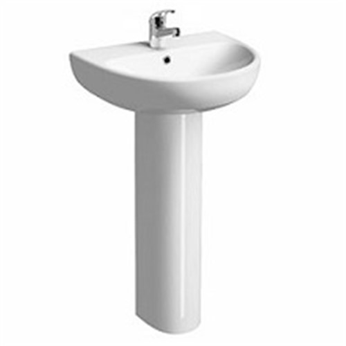 Laufen Object Full Pedestal for 550 600 &amp; 650 basin - Pergamon